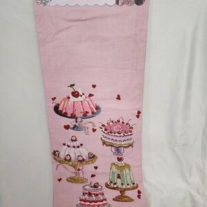 Envogue Pink Embroidered Table Runner